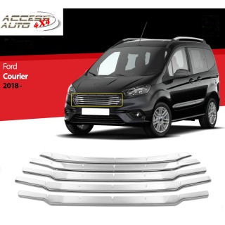 Element Calandre FORD COURIER 2018-AUJOURD'HUI INOX CHROME 5 PIECES