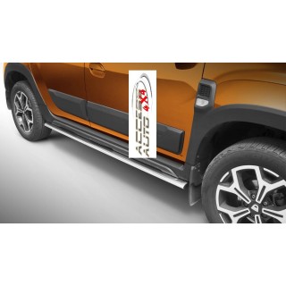 Marche pieds DACIA DUSTER 2018-AUJOURDHUI INOX Ovale  80mm