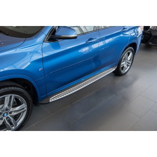 MARCHE PIEDS BMW X1 2015 2021 Aluminium Plat DESIGN