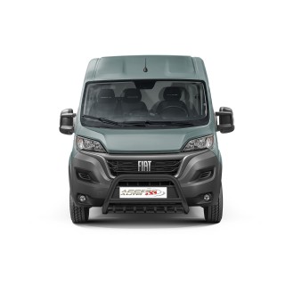 PARE BUFFLE FIAT DUCATO 2006-AUJOURD'HUI HOMOLOGUE INOX NOIR grille