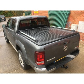 COUVRE BENNE VOLKSWAGEN AMAROK 2010-AUJOURD'HUI-ALUMINIUM NOIR RIGIDE