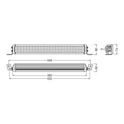 Barre 48 LED 12 24V 55cms OSRAM - Access Utilitaire - Vente en ligne d'accessoires auto et Véhicules Utilitaires