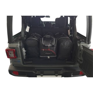 SACS JEEP WRANGLER JL UNLIMITED 2018 AUJOURD'HUI SET 4 pieces