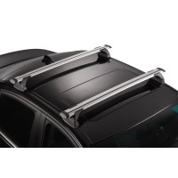 Barres de toit transversales pour Volvo V40 1995-2012 Acier Gris - Auto