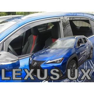 Déflecteurs d'Air LEXUS UX 2019 AUJOURD'HUI-AVANT-ARRIERE