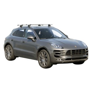 Barres de Toit PORSCHE MACAN 2014-AUJOURD'HUI TRANSVERSALES barres integrés