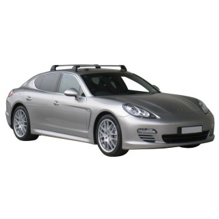 Barres de Toit-PORSCHE-PANAMERA-2009-2016-SET TRANSVERSALES-DESIGN1 montage sur point de fixation