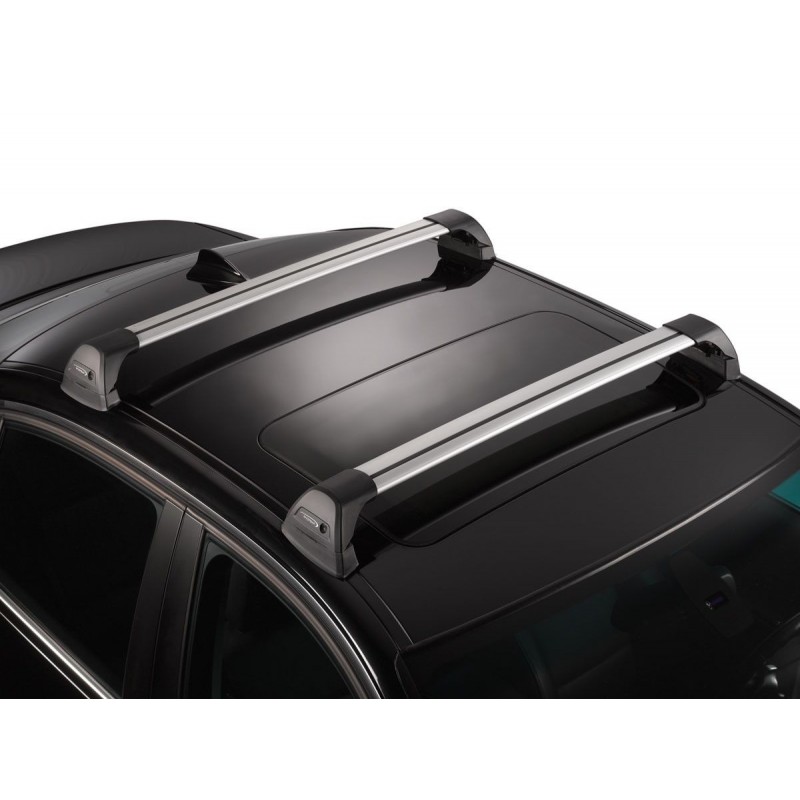 Barres de Toit SEAT LEON 5 portes 2020-AUJOURD'HUI DESIGN1-Montage sur toit plat par pince
