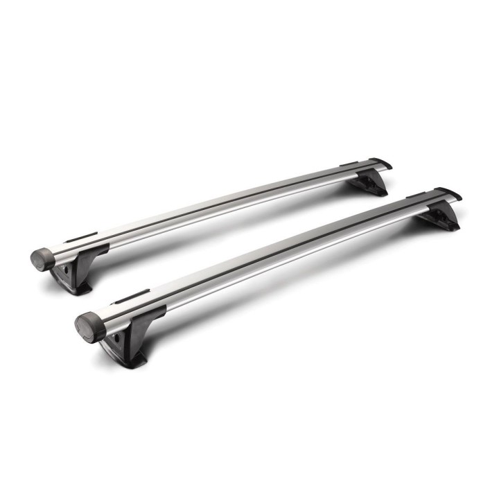 Barres De Toit Pour Seat Leon II (2005-2009) - Galerie Toit Aérodynamique En Aluminium - Capacité 50 Kg - Pour Porte-vélos, Coffre