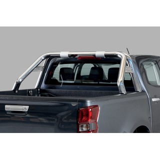 ROLL BAR ISUZU D-MAX 2021-AUJOURD'HUI INOX DOUBLE BARRES 76mm