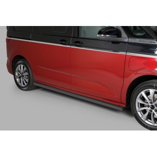 Marche pieds VOLKSWAGEN T7 MULTIVAN 2022-AUJOURD'HUI INOX NOIR Tubulaire 63mm