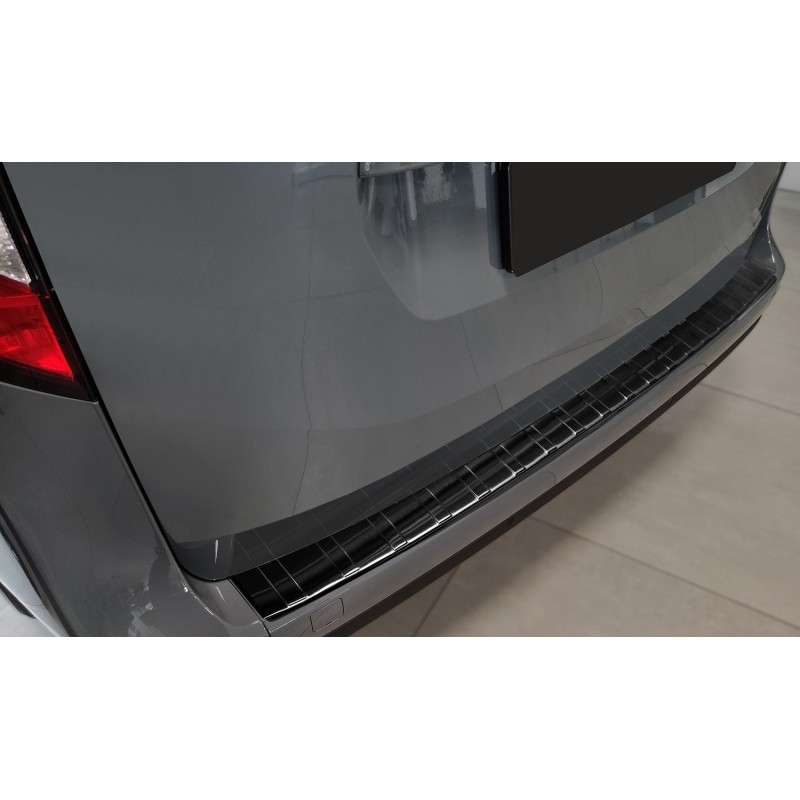 Avisa Protection Seuil Arrière Inox Noir 'Ribs' Pour Mercedes Citan (W420) Box/Tourer 2021-