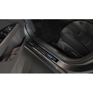 Seuil de Portes FORD MONDEO BREAK 2014-AUJOURD'HUI-INOX NOIR 4 PIECES