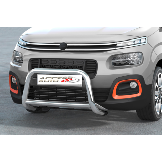 PARE BUFFLE OPEL COMBO 2019-AUJOURD'HUI- HOMOLOGUE INOX - BARRE DE RENFORT