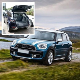 Bache-Coffre-MINI COUNTRYMAN-2017-AUJOURD'HUI Matelassée plancher de coffre HAUT