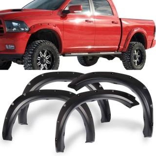 Elargisseurs d'Ailes DODGE RAM1500 2009-2017 SET 4 pieces