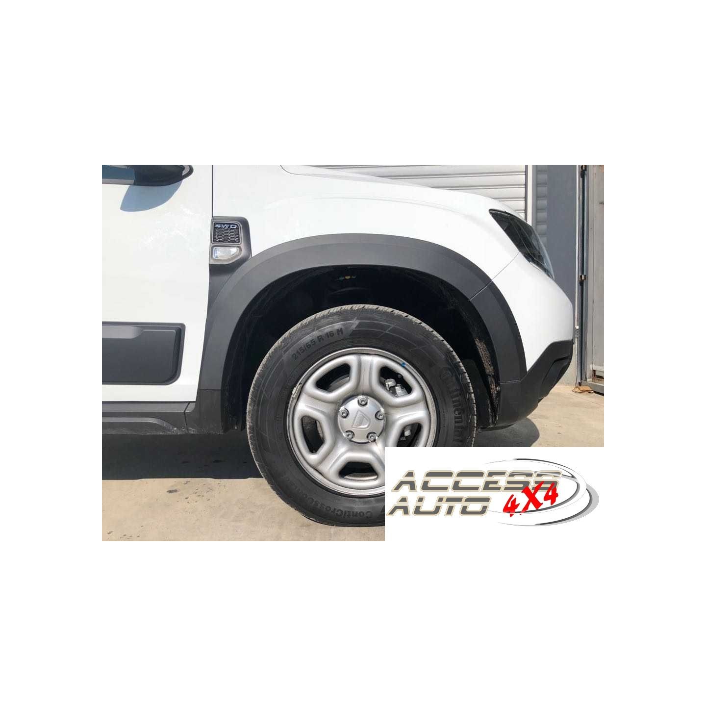 4 Coprimozzi 56mm Per Dacia Duster 2018-2023 - Emblema Centro Ruota Rosso, Impermeabile, Styling Auto