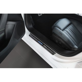 seuil de porte PEUGEOT 308 BERLINE 2021-AUJOURD'HUI INOX NOIR 4 PIECES