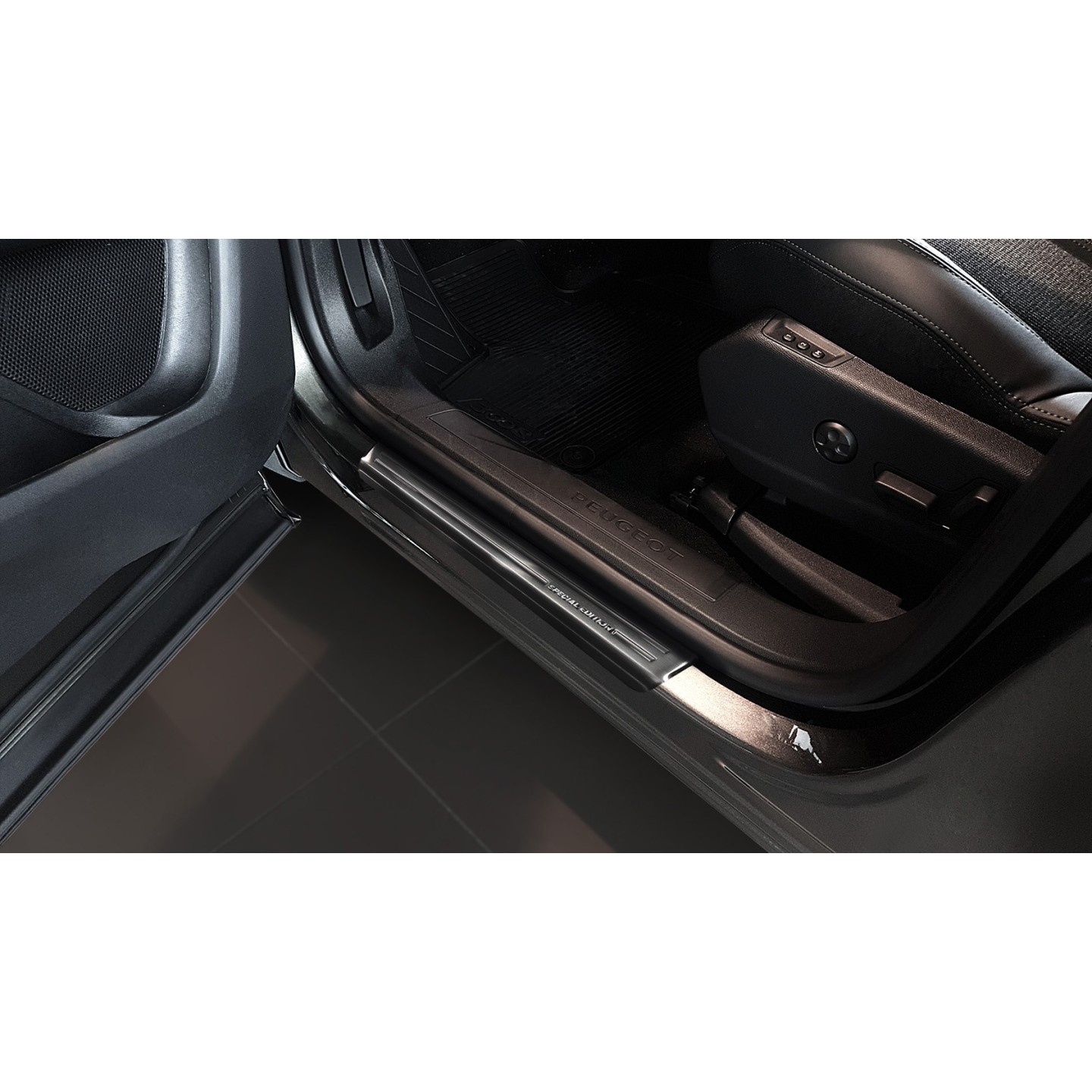 4 Pièces Barres De Seuil De Porte Inoxydable Pour Peugeot 2008 2014-2021 - Protection Anti-Rayures Et Élégance