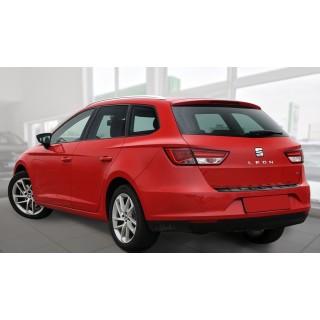 SEUIL DE COFFRE SEAT LEON ST 2013 2020 INOX NOIR EDITION - Access Auto 4x4