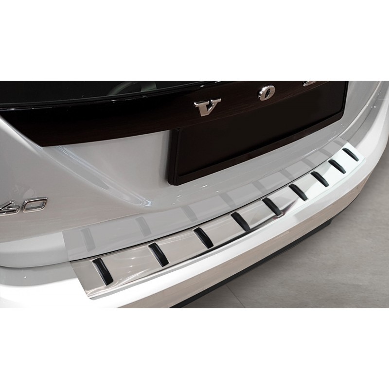 Protection de seuil de coffre Volvo V60 II acier inox