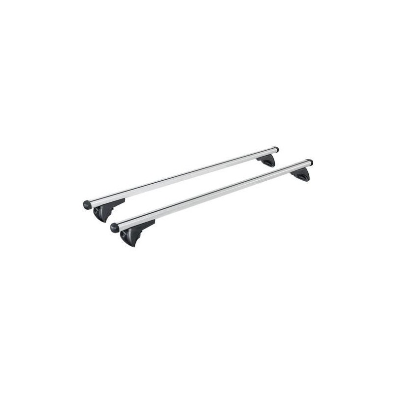 Barres de toit transversales pour BMW iX3 G08 2020-2025 Alu Gris ABE