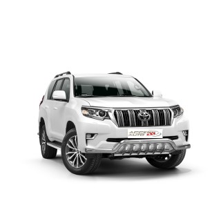 PARE BUFFLE TOYOTA LAND CRUISER J 150 2017-AUJOURD'HUI  HOMOLOGUE INOX  protection basse - grille