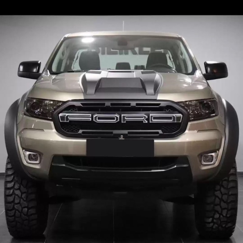 Elargisseurs D Ailes Ford Ranger 2015 2018 Double Cabine Set Ultra Lisse 75 Cms Noir Mat