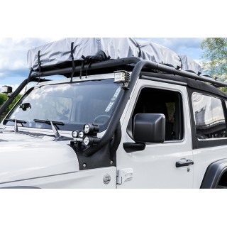 Barre de toit JEEP WRANGLER 2 PORTES 2018-AUJOURD'HUI acier noir 150kgs