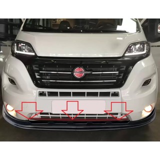 Spoiler Avant FIAT DUCATO 2014-AUJOURD'HUI ABS Noir Design2