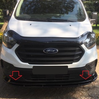 Spoiler Avant FORD CUSTOM 2018-AUJOURD'HUI ABS Noir Design2