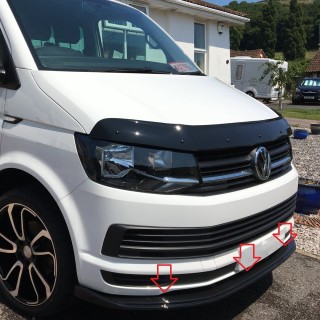 Spoiler Avant VOLKSWAGEN T6 2015-2019 ABS Noir Design4