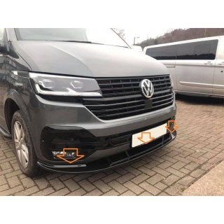 Spoiler Avant VOLKSWAGEN T6-1 2019-AUJOURD'HUI ABS Noir Design4