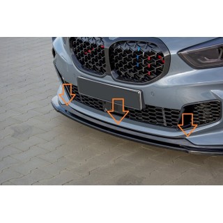 Spoiler Avant BMW SERIE 1 F40 M135I 2019-AUJOURD'HUI ABS Noir Design2