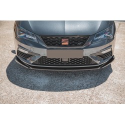 Spoiler Avant SEAT LEON CUPRA 2017 2019 ABS Noir Design2 - Access Utilitaire - Vente en ligne d'accessoires auto et Véhicules Utilitaires