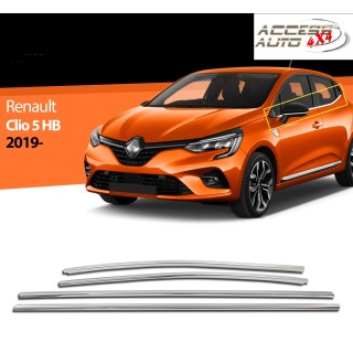 Baguette de Fenetre-RENAULT CLIO 2019-AUJOURD'HUI INOX 4 PIECES