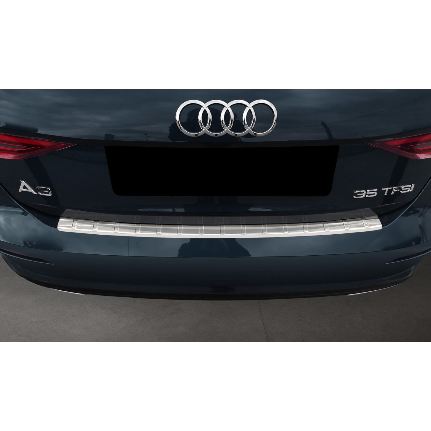 Protection Pare-chocs Pour Audi A3 Sportback 4 (IV) 8Y S-Line - Film Autocollant En Cuir Carbone, 2020-2025