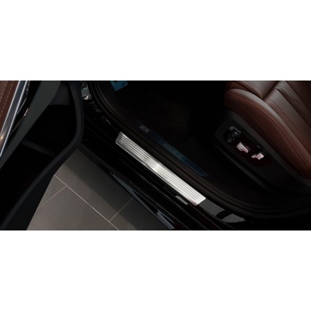 seuil de porte BMW X6 G06 2019-AUJOURD'HUI INOX POLI 4 PIECES