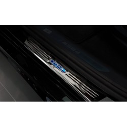 seuil de porte BMW X6 G06 2019 AUJOURD'HUI INOX NOIR 4 PIECES - Access Utilitaire - Vente en ligne d'accessoires auto et Véhicules Utilitaires