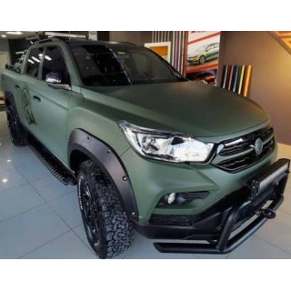 Elargisseurs d'Ailes SSANGYONG MUSSO 2018 AUJOURD'HUI DOUBLE CABINE SET Ultra lisse - Access Auto 4x4