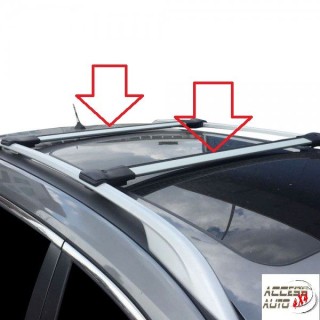 rres de toit MITSUBISHI L200 2015-AUJOURD'HUI TRANSVERSALES ALUMINIUM barres classiques