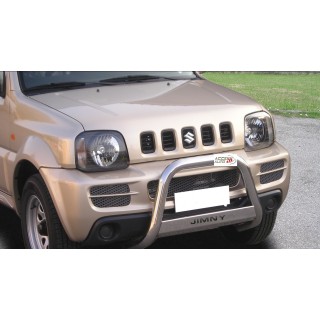 PARE BUFFLE-SUZUKI JIMNY 2006-2011 INOX HOMOLOGUE CE INOX barre de renfort