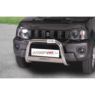 PARE BUFFLE SUZUKI JIMNY 2012-2017 INOX HOMOLOGUE CE INOX barre de renfort