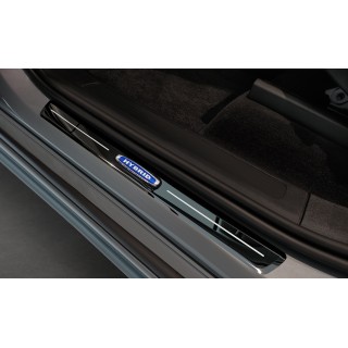 Seuil de porte VOLVO XC90 2015-AUJOURD'HUI-INOX NOIR 4 PIECES