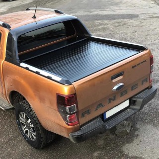 COUVRE BENNE FORD RANGER WILDTRAK DOUBLE CABINE 2018-AUJOURD'HUI RIDEAU COULISSANT