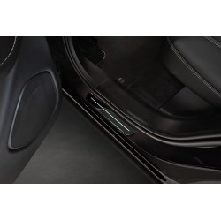 Seuil de porte VOLVO XC60 2017 AUJOURD'HUI INOX NOIR 4 PIECES - Access Utilitaire - Vente en ligne d'accessoires auto et Véhicules Utilitaires