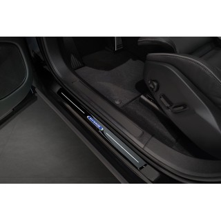 Seuil de porte VOLVO XC60 2017-AUJOURD'HUI INOX NOIR 4 PIECES