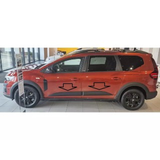 Baguettes de porte DACIA JOGGER 2021-AUJOURD'HUI ABS NOIR