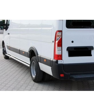Marche pieds-RENAULT TRAFIC LONG 2001-2013 INOX LNE 70mm