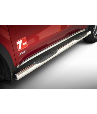 Marche pieds FORD RANGER DOUBLE CABINE 202-AUJOURD'HUI INOX tubulaire 70mm